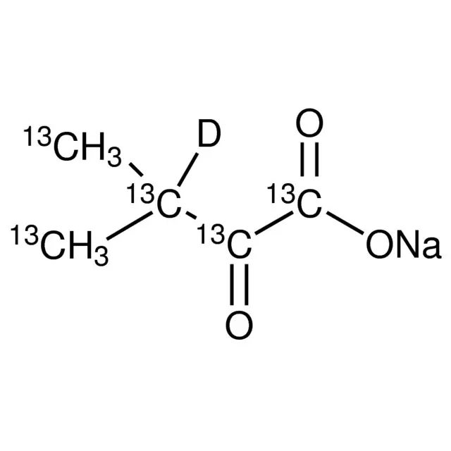 2-Keto-3-methylbutyric acid-13C5,3-d sodium salt