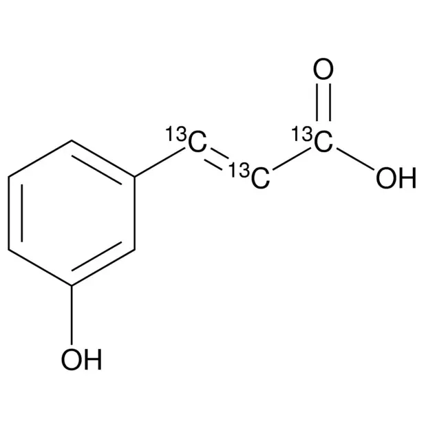 m-Coumaric acid-1,2,3-13C3