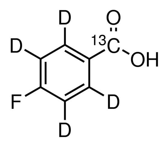 4-Fluorobenzoic acid-α-13C-2,3,5,6-d4