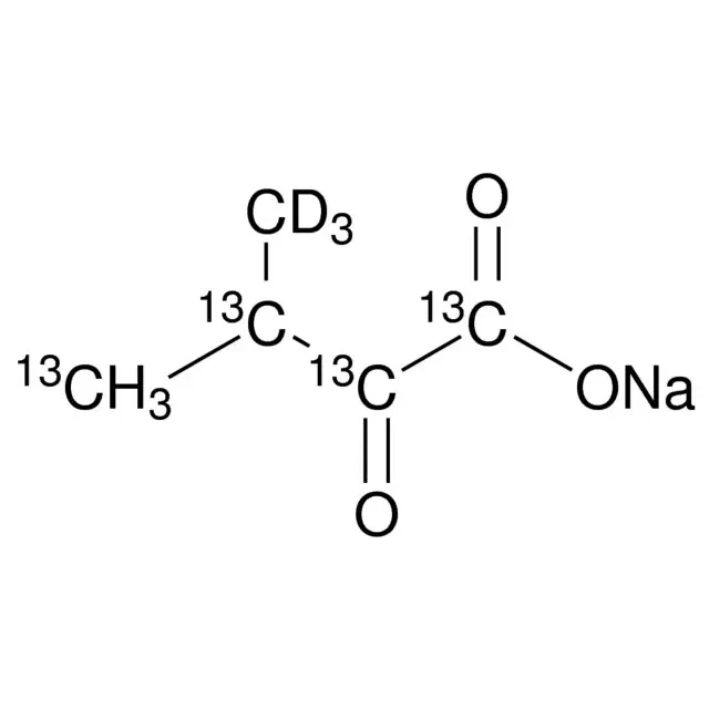 2-Keto-3-(methyl-d3)-butyric acid-1,2,3,4-13C4 sodium salt