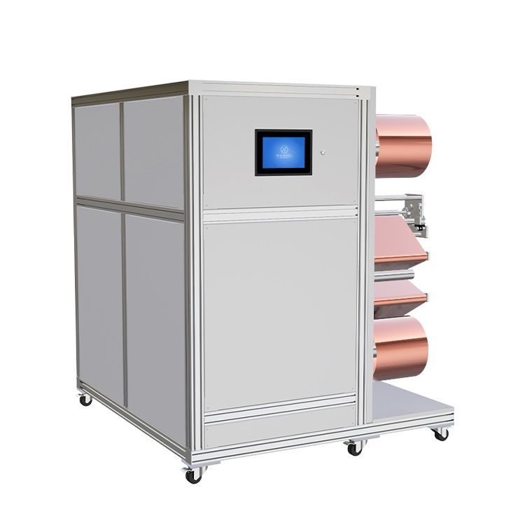 Double sided dip coating experimental coater with lithium battery