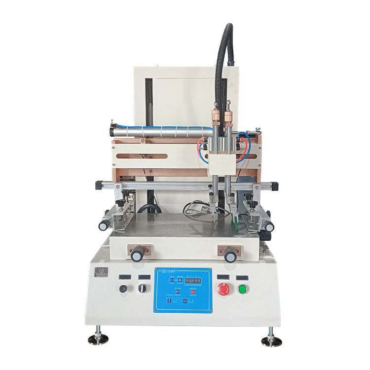 Small high precision screen printing machine