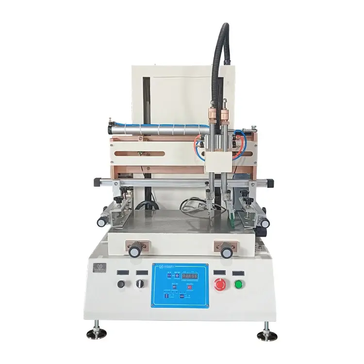 Small high precision screen printing machine