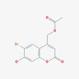 6-Bromo-7-hydroxycoumarin-4-ylmethyl acetate