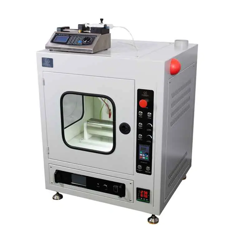 Nano fiber double spinning and yarning system NFES-SYS