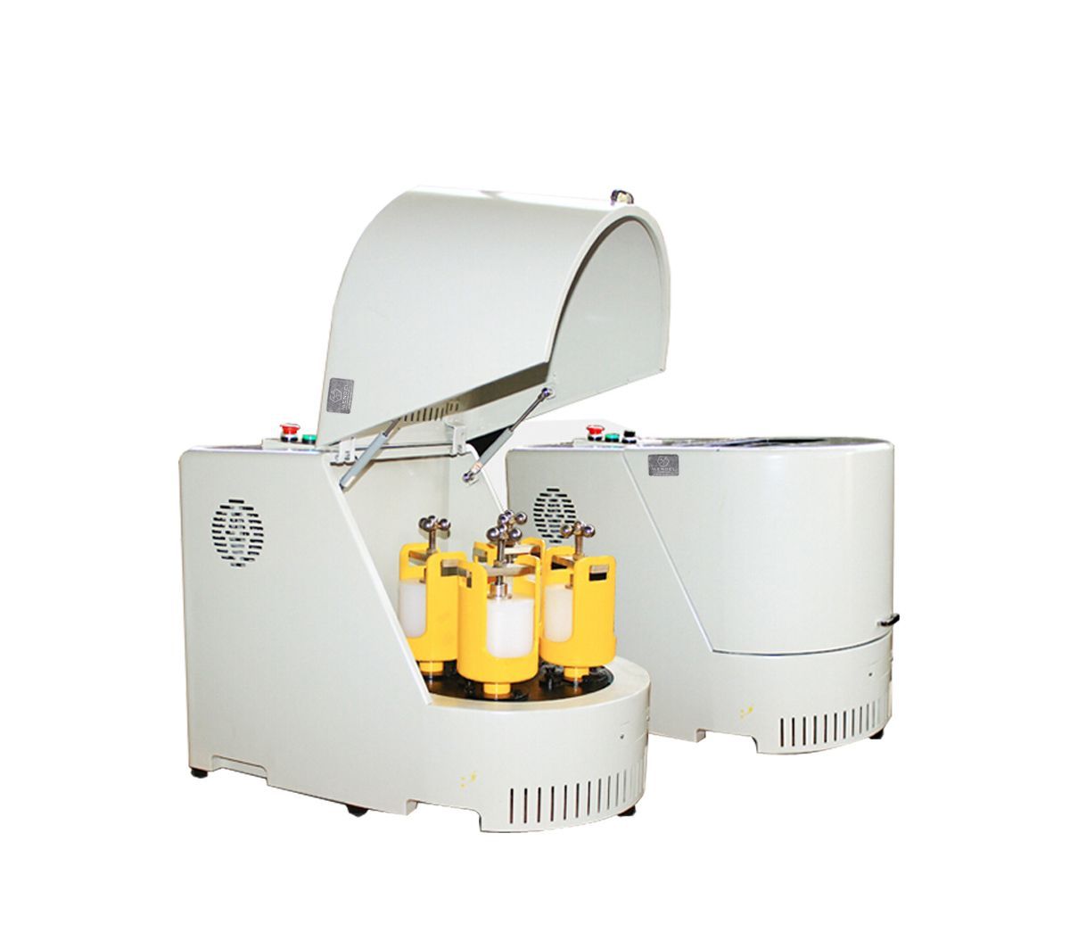 Bench-Top Planetary Ball Mill with four Stainless Stell Jars &amp; Lock Clamps PBM-V-0.4L