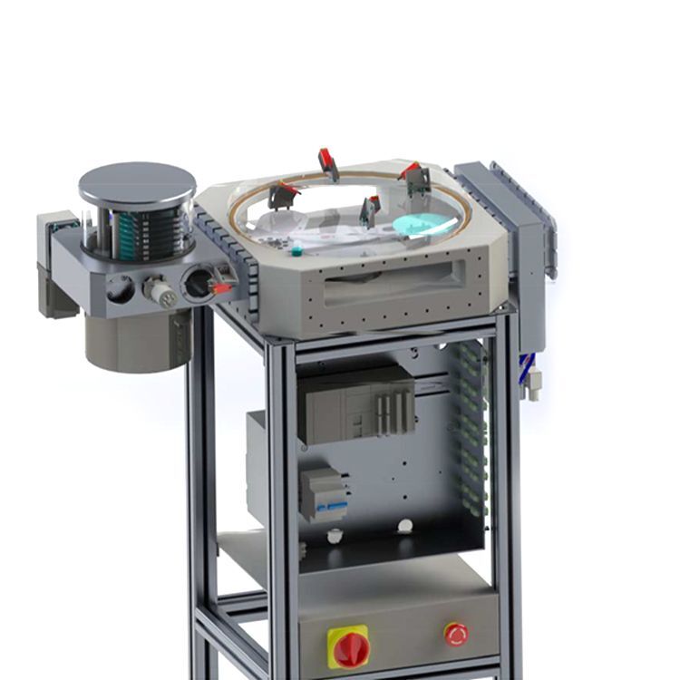 Coating system vacuum chamber sample transfer machine