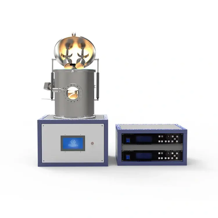 Dual-target DC magnetron sputtering coater