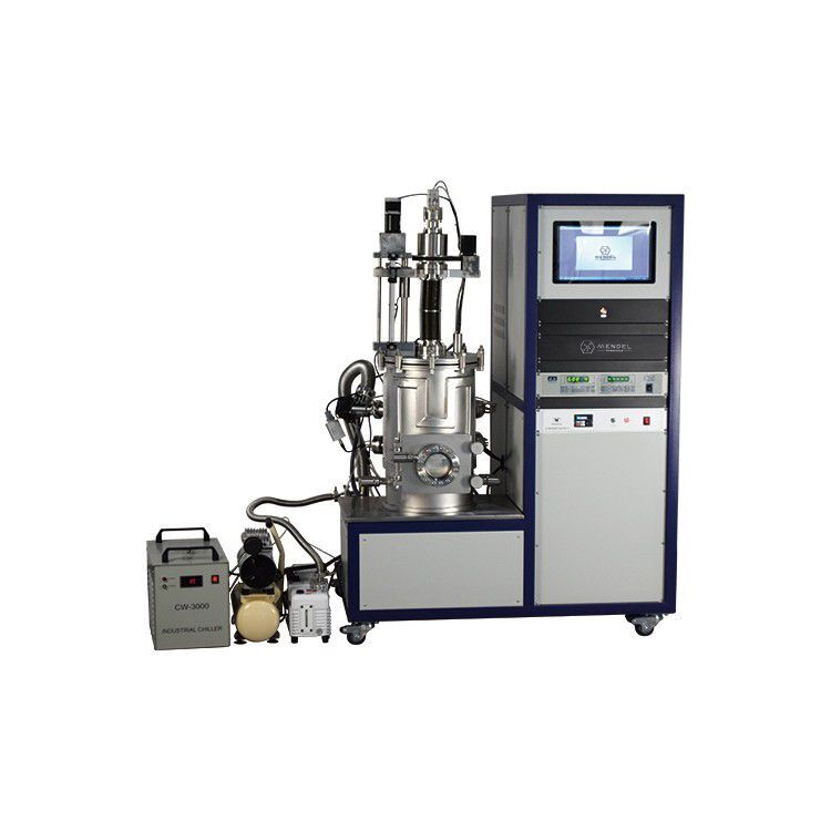 Ultra-High vacuum thermal evaporation coater with four heating sources