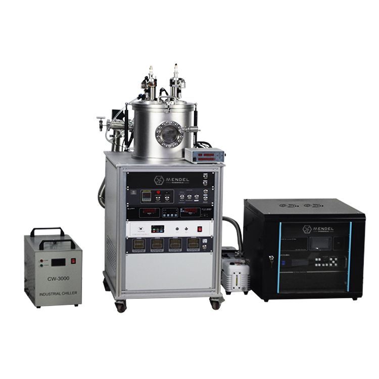 RF plasma magnetron sputtering coater for non-conductive thin films