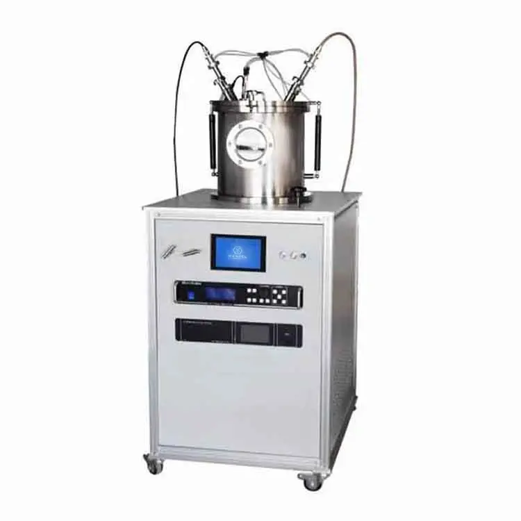 DC/RF Dual-Head High Vacuum 2&quot; Magnetron Plasma Sputtering Coater