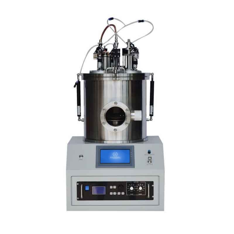 3 Heads Compact 1” RF Plasma Magnetron Sputtering Coater, with DC Magnetron Sputtering Option