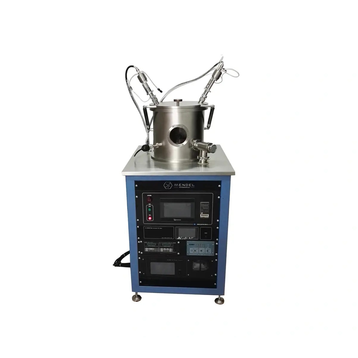 Laboratory DC/RF Dual-Head 2&quot; Magnetron Plasma Sputtering Coater-600-2HD