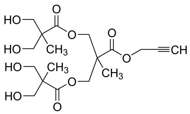 Polyester bis-MPA dendron, 4 hydroxyl, 1 acetylene