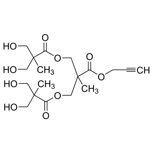 Polyester bis-MPA dendron, 4 hydroxyl, 1 acetylene