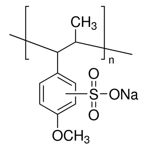 Polyanetholesulfonic acid sodium salt