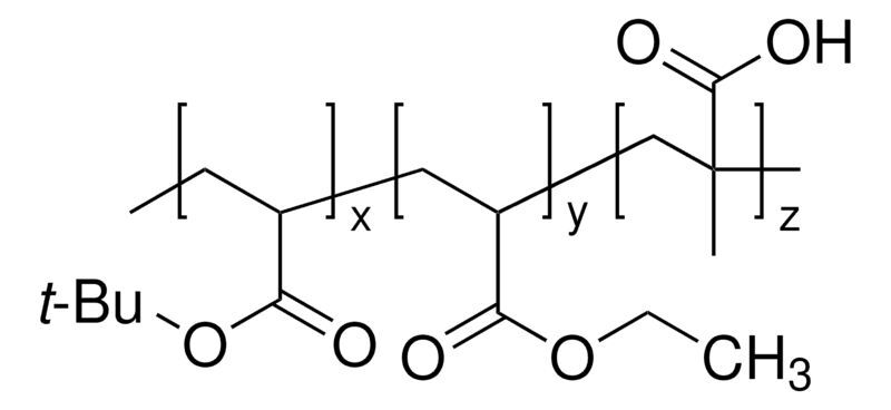 Poly(tert-butyl acrylate-co-ethyl acrylate-co-methacrylic acid)