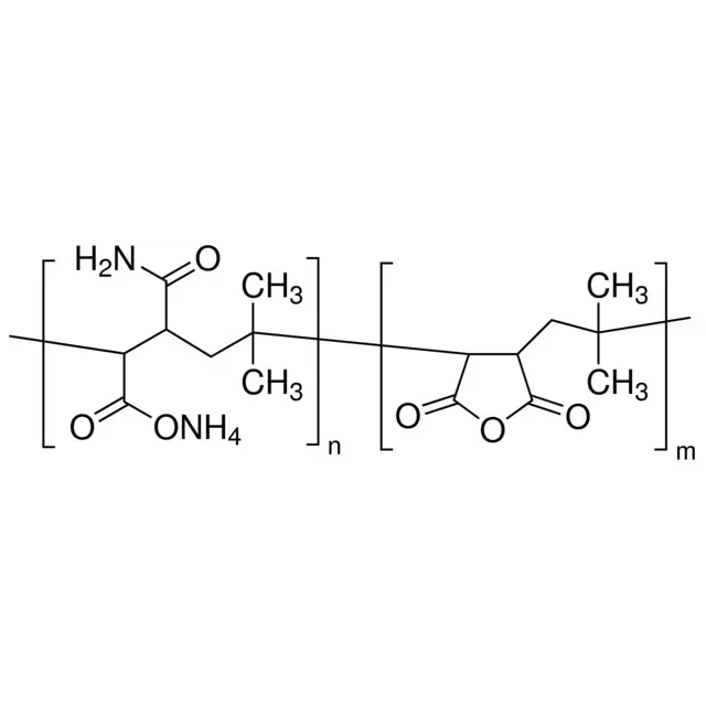 Poly[(isobutylene-alt-maleic acid, ammonium salt)-co-(isobutylene-alt-maleic anhydride)]