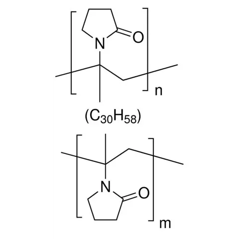 Poly(1-vinylpyrrolidone)-graft-(1-triacontene)