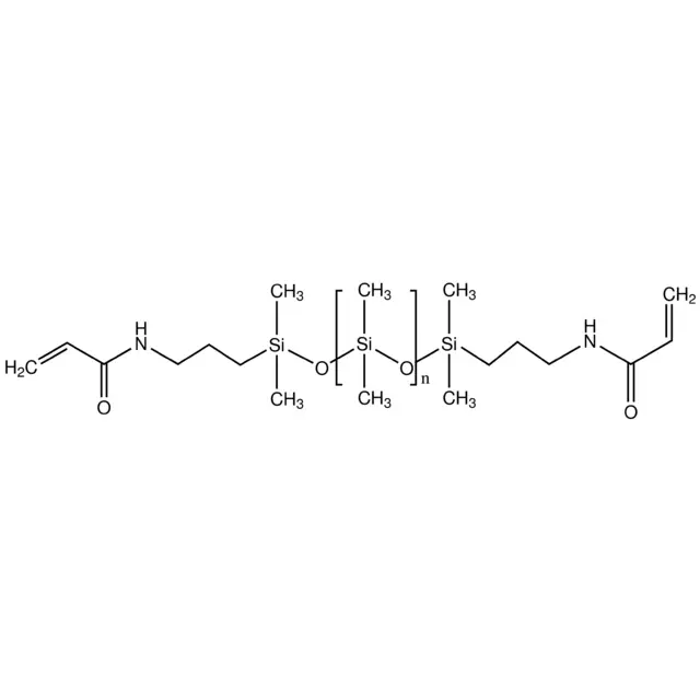 Polydimethylsiloxane-diacrylamide