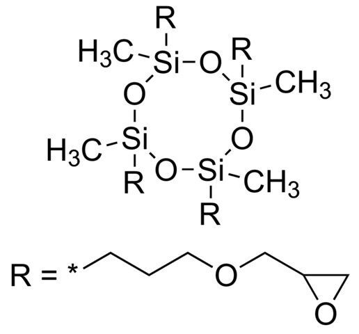 2,4,6,8-Tetramethyl-2,4,6,8-tetrakis(propyl glycidyl ether)cyclotetrasiloxane