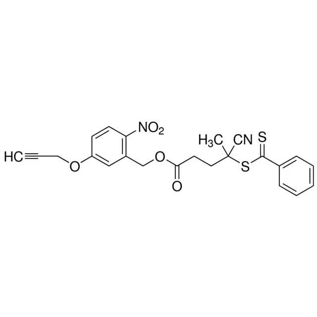 2-Nitro-5-(2-propynyloxy)benzyl 4-cyano-4-(phenylcarbonothioylthio)pentanoate