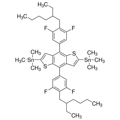 1,1′-[4,8-Bis[4-(2-ethylhexyl)-3,5-difluorophenyl]benzo[1,2-b:4,5-b′]dithiophene-2,6-diyl]bis[1,1,1-trimethylstannane]