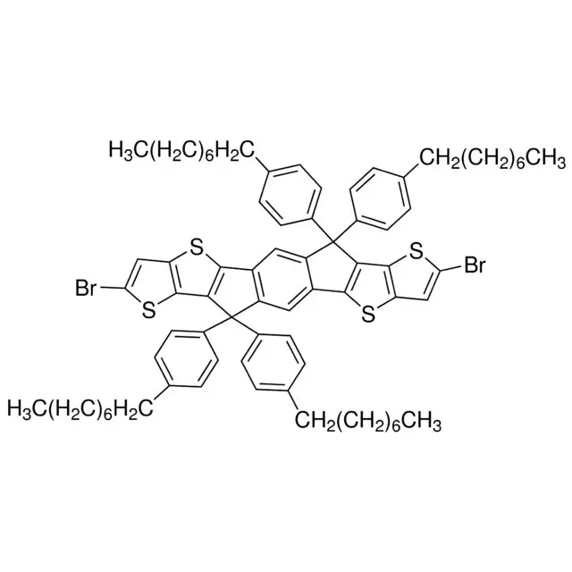 2,8-Dibromo-6,12-dihydro-6,6,12,12-tetrakis(4-octylphenyl)-dithieno[2,3-d:2′,3′-d′]-s-indaceno[1,2-b:5,6-b′]dithiophene