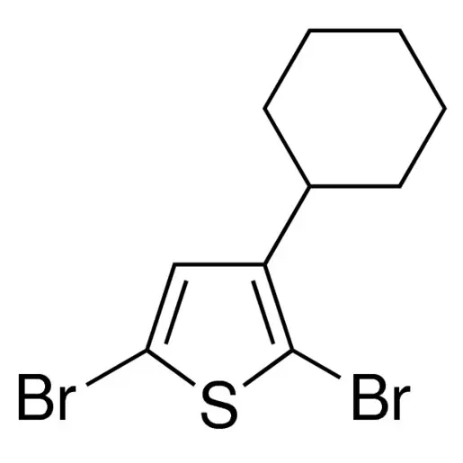 2,5-Dibromo-3-cyclohexylthiophene