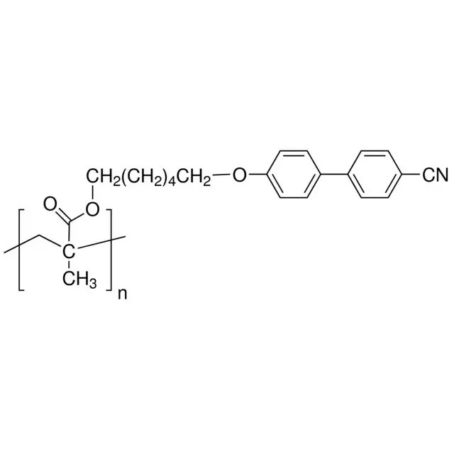 Poly[6-[4-(4-cyanophenyl)phenoxy]hexyl methacrylate]