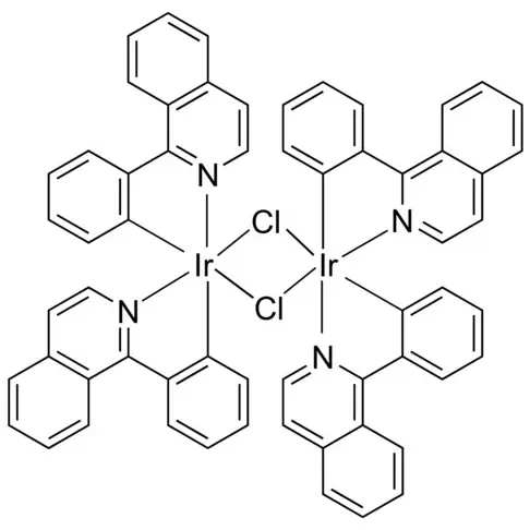 Di-μ-chlorotetrakis[2-(1-isoquinolinyl-N)phenyl-C]diiridium(III)