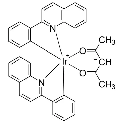 (2,4-Pentanedionato)bis[2-(2-quinolinyl)phenyl]iridium(III)