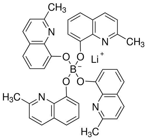 Lithium tetra(2-methyl-8-hydroxyquinolinato)boron