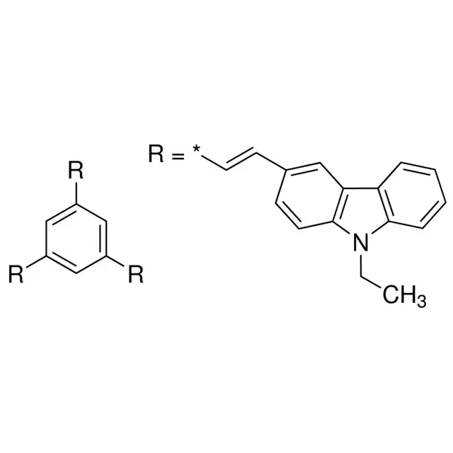 1,3,5-Tris(2-(9-ethylcabazyl-3)ethylene)benzene