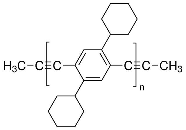 Poly(2,5-dicyclohexylphenylene-1,4-ethynylene)