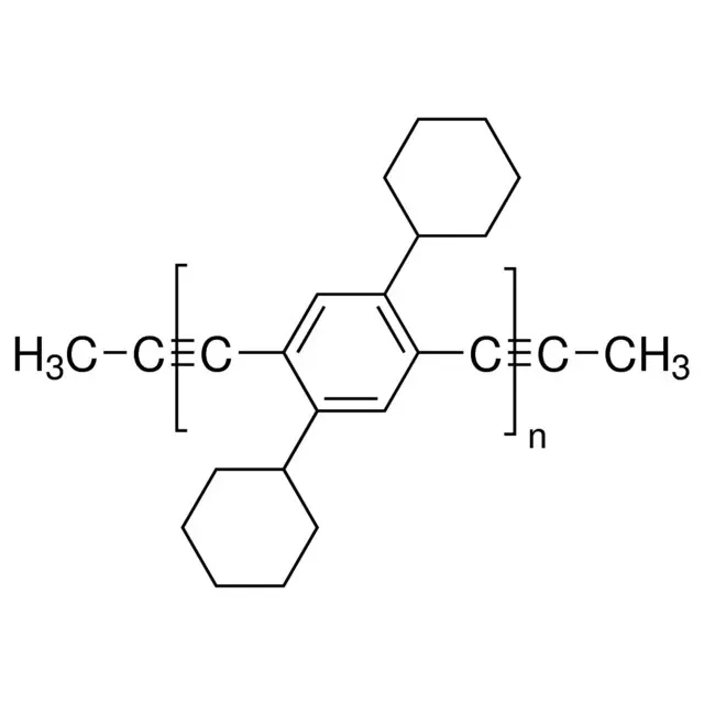 Poly(2,5-dicyclohexylphenylene-1,4-ethynylene)