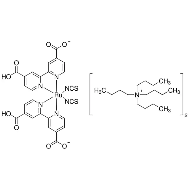 Di-tetrabutylammonium cis-bis(isothiocyanato)bis(2,2′-bipyridyl-4,4′-dicarboxylato)ruthenium(II)