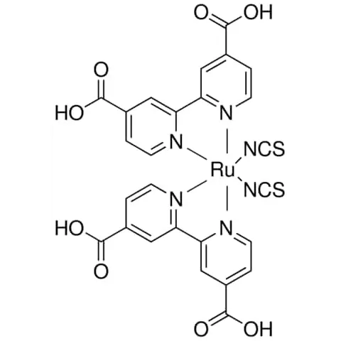 cis-Bis(isothiocyanato)bis(2,2′-bipyridyl-4,4′-dicarboxylato)ruthenium(II)