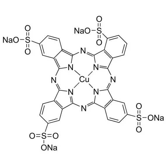Copper phthalocyanine-3,4′,4″,4″′-tetrasulfonic acid tetrasodium salt