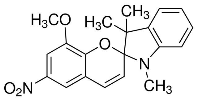 1′,3′-Dihydro-8-methoxy-1′,3′,3′-trimethyl-6-nitrospiro[2H-1-benzopyran-2,2′-(2H)-indole]