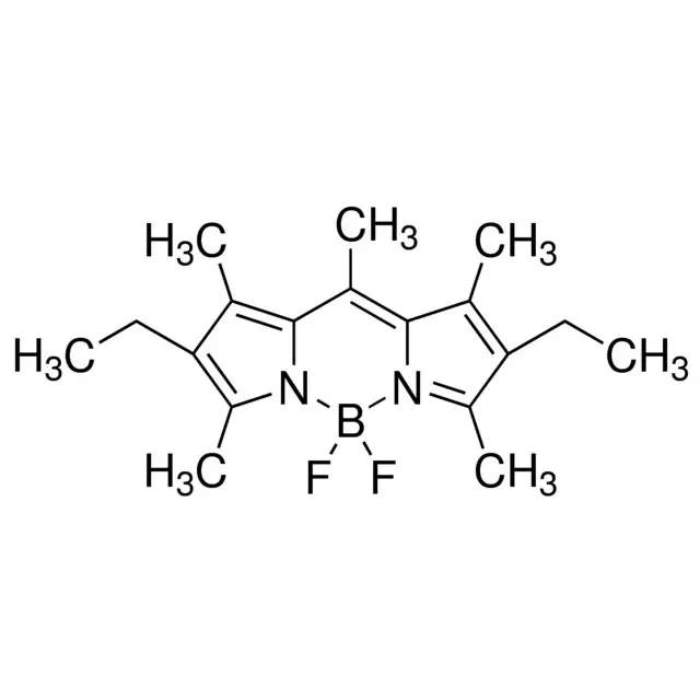 Difluoro{3-ethyl-5-[1-(4-ethyl-3,5-dimethyl-2H-pyrrol-2-ylidene-N)ethyl]-2,4-dimethyl-1H-pyrrolato-N}boron