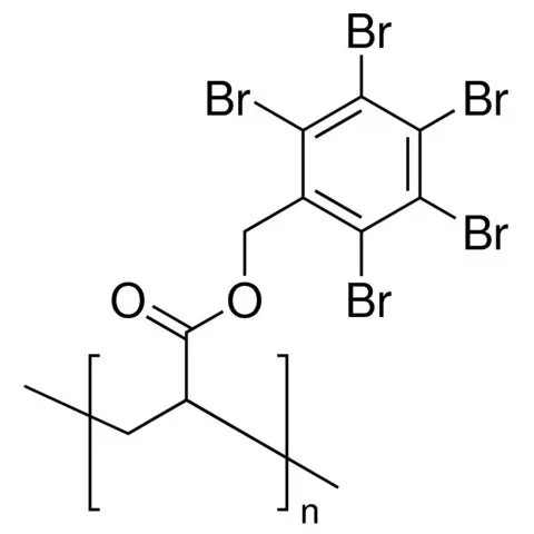 Poly(pentabromobenzyl acrylate)