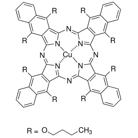 Copper(II) 5,9,14,18,23,27,32,36-octabutoxy-2,3-naphthalocyanine