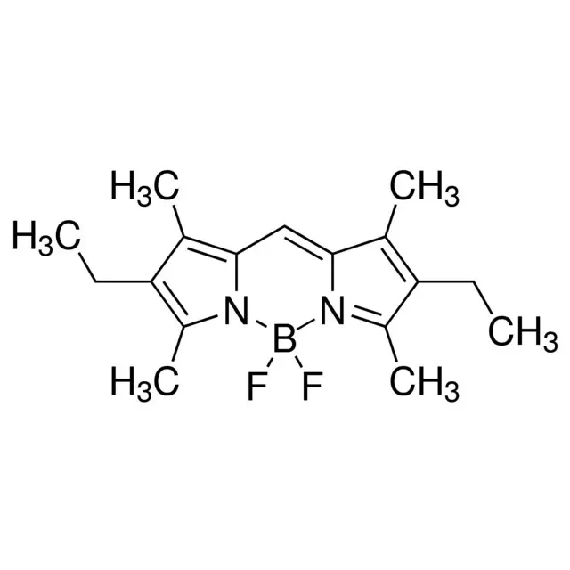 {3-Ethyl-5-[(4-ethyl-3,5-dimethyl-2H-pyrrol-2-ylidene)methyl]-2,4-dimethyl-1H-pyrrolato-N1,N5}difluoroboron