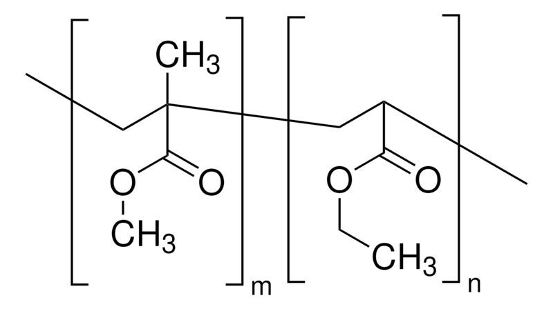 Poly(methyl methacrylate-co-ethyl acrylate)