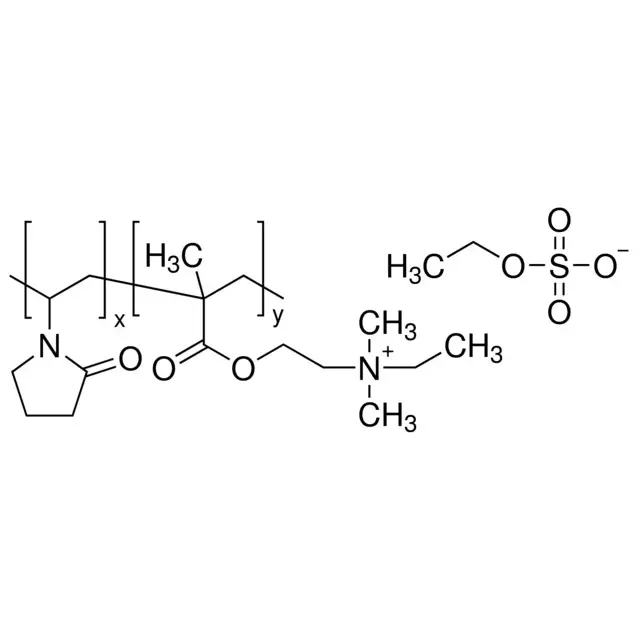 Poly[(2-ethyldimethylammonioethyl methacrylate ethyl sulfate)-co-(1-vinylpyrrolidone)]