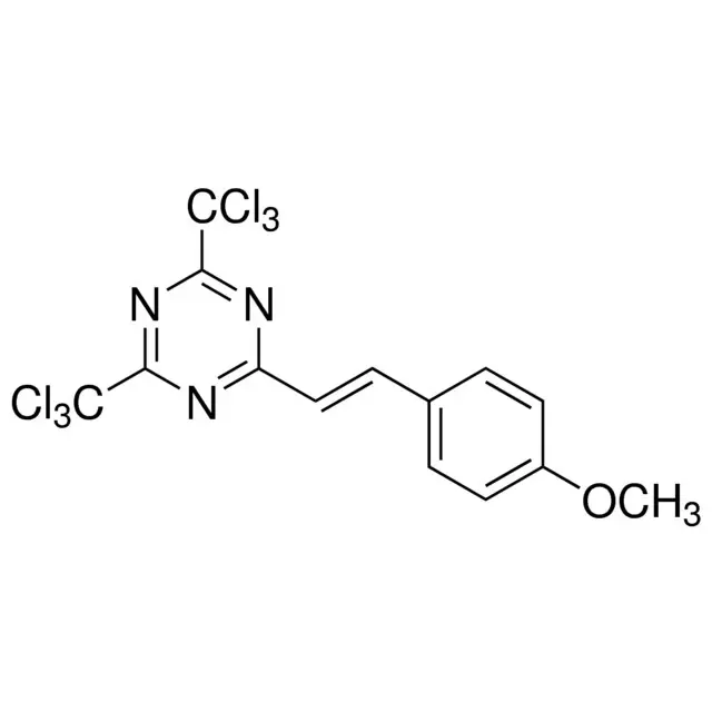 2-(4-Methoxystyryl)-4,6-bis(trichloromethyl)-1,3,5-triazine