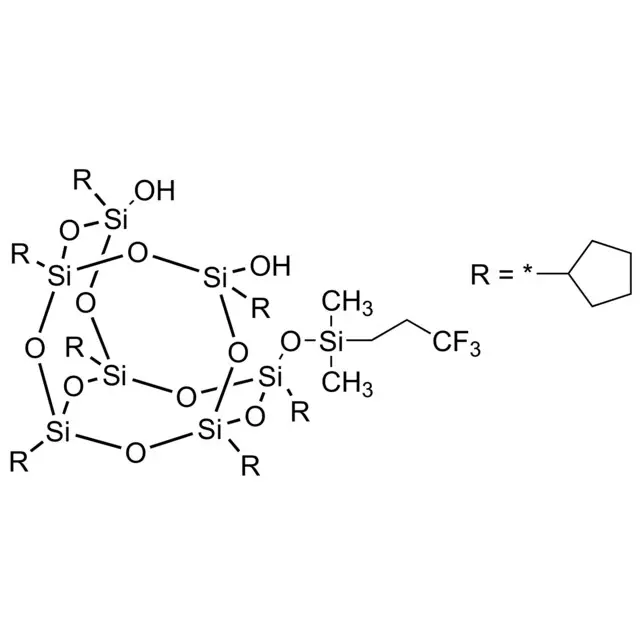 [[Dimethyl(trifluoromethyl)ethyl]silyloxy]heptacyclopentyltricycloheptasiloxanediol