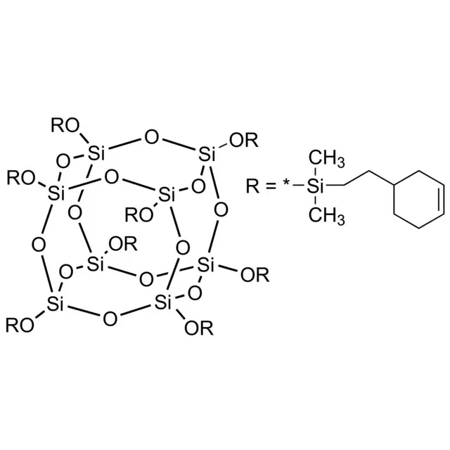 PSS-Octa[2-(4-cyclohexenyl)ethyldimethylsilyloxy] substituted