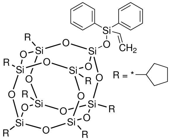 PSS-Diphenylvinylsilyloxy-heptacyclopentyl substituted